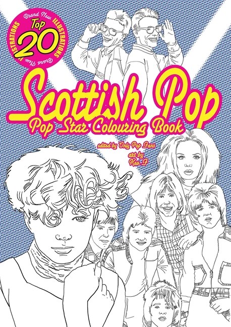 Front cover_Scottish Pop Star Colouring Book
