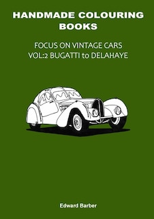 Front cover_Handmade Colouring Books - Focus on Vintage Cars Vol