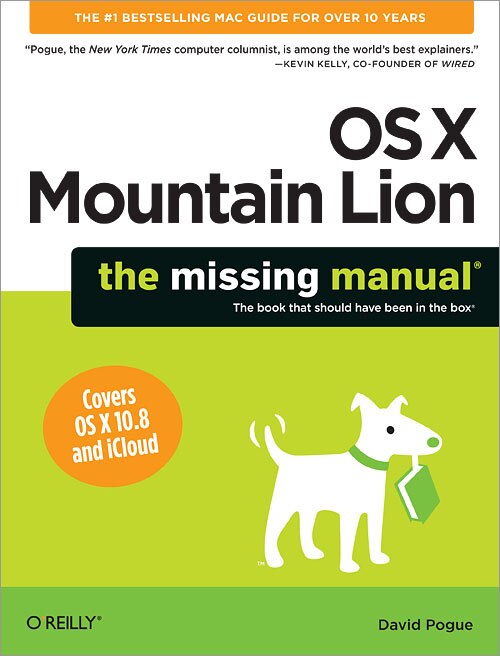 Couverture_Os X Mountain Lion: The Missing Manual