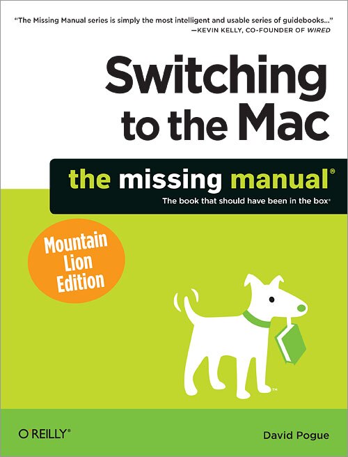Front cover_Switching To The Mac: The Missing Manual, Mountain Lion Edition