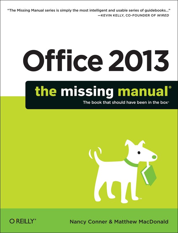 Front cover_Office 2013: The Missing Manual