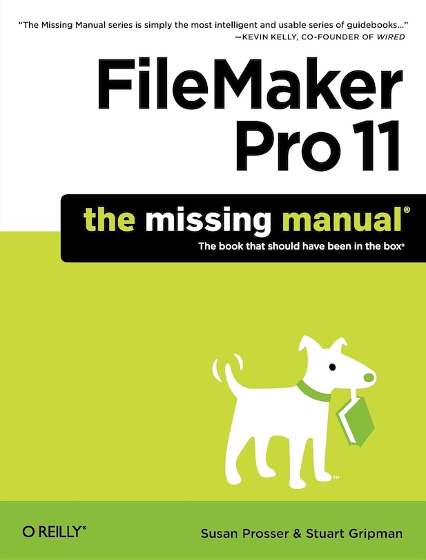 Front cover_FileMaker Pro 11: The Missing Manual