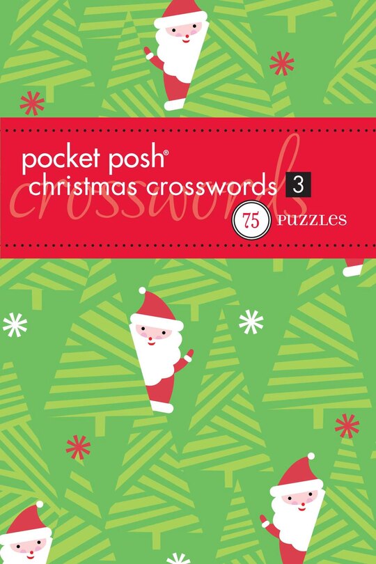 Front cover_Pocket Posh Christmas Crosswords 3