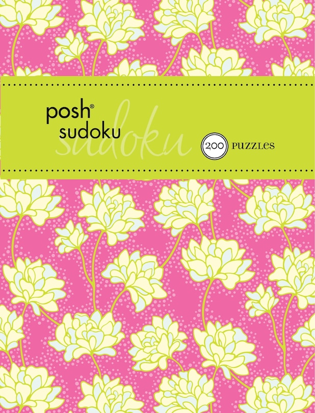 Front cover_Posh Sudoku 200 Puzzles