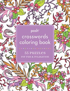 Front cover_Posh Crosswords Adult Coloring Book