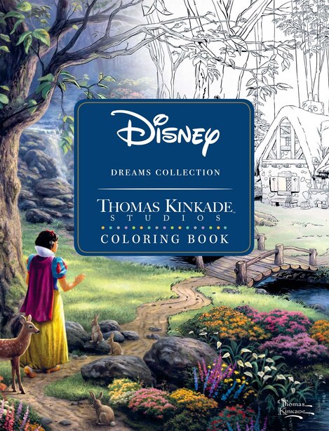 Disney Dreams Collection Thomas Kinkade Studios Coloring Book ...