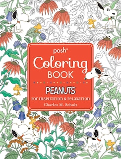 Front cover_Posh Adult Coloring Book: Peanuts for Inspiration & Relaxation