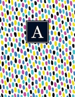 Personalized Posh: Modern Dot (A) 2018 Monthly/Weekly Planning Calendar
