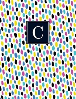 Personalized Posh: Modern Dot (C) 2018 Monthly/Weekly Planning Calendar