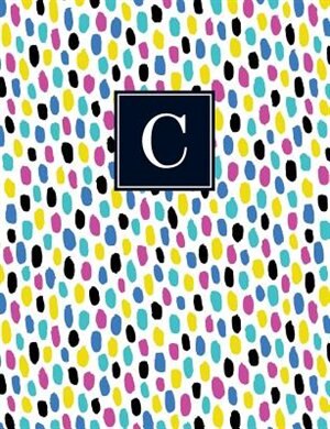 Personalized Posh: Modern Dot (C) 2018 Monthly/Weekly Planning Calendar