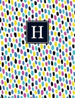 Personalized Posh: Modern Dot (H) 2018 Monthly/Weekly Planning Calendar