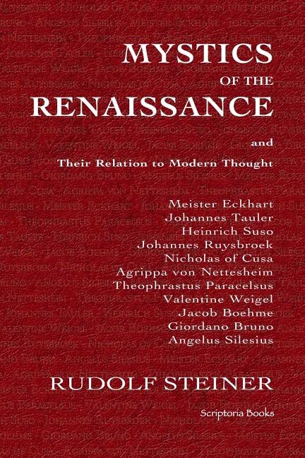 Couverture_Mystics of the Renaissance and Their Relation to Modern Thought