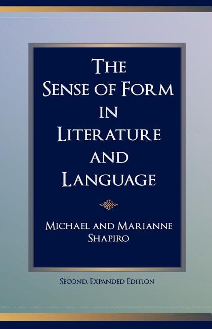 Couverture_The Sense of Form in Literature and Language