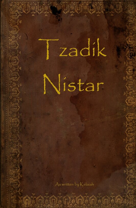 Front cover_Tzadik Nistar