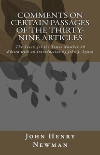 Front cover_Comments On Certain Passages Of The Thirty-nine Articles