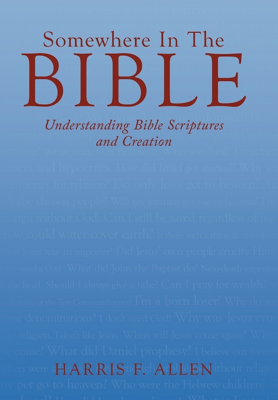 Front cover_Somewhere In The Bible