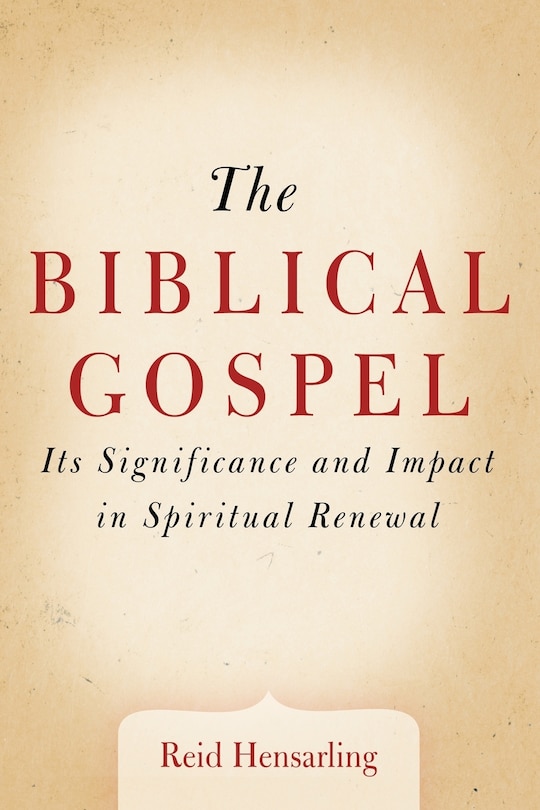 Front cover_The Biblical Gospel