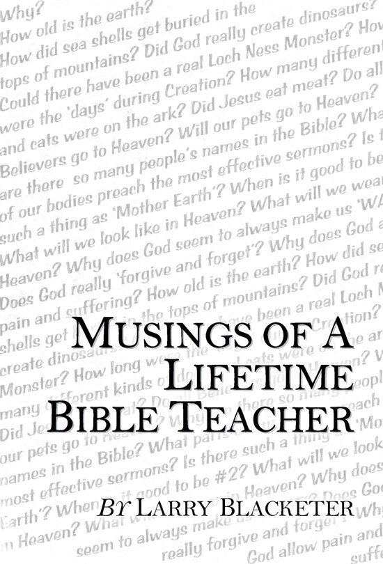 Front cover_Musings of a Lifetime Bible Teacher