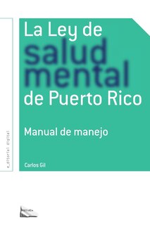 Couverture_La Ley de Salud Mental de Puerto Rico