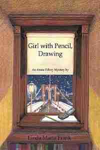 Girl With Pencil Drawing by Linda Frank