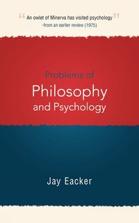Couverture_Problems Of Philosophy And Psychology
