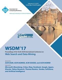 Couverture_WSDM 2017 Tenth ACM International Conference on Web Search and Data Mining