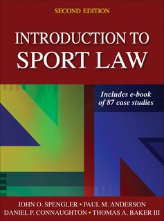 Front cover_Introduction To Sport Law With Case Studies In Sport Law