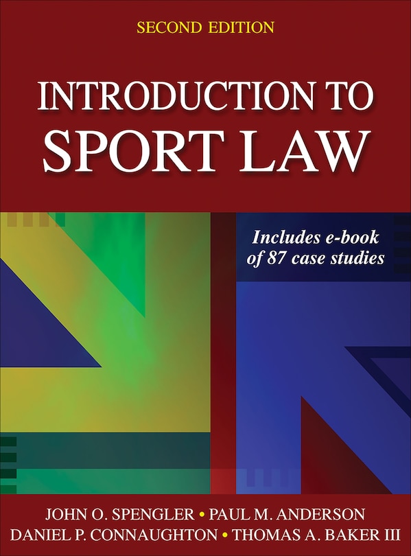 Front cover_Introduction To Sport Law With Case Studies In Sport Law