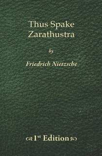 Front cover_Thus Spake Zarathustra - 1st Edition