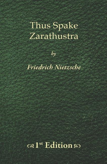 Front cover_Thus Spake Zarathustra - 1st Edition