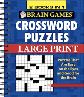 Couverture_Brain Games - 2 Books in 1 - Crossword Puzzles