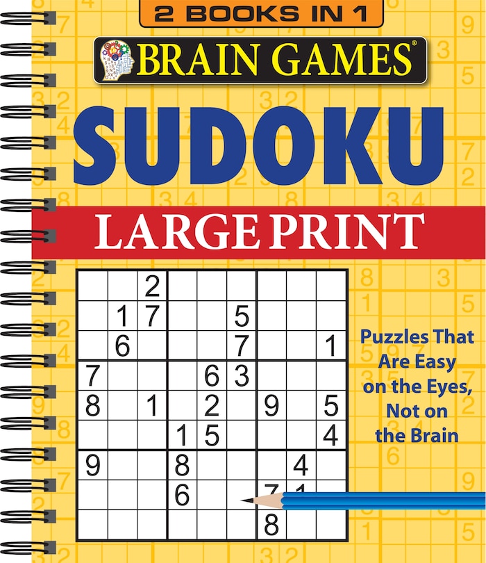 Front cover_Brain Games - 2 Books in 1 - Sudoku