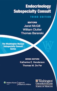 Front cover_The Washington Manual Of Endocrinology Subspecialty Consult