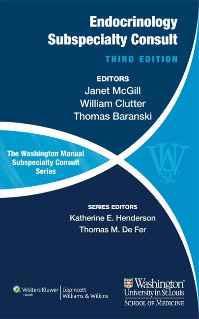 Front cover_The Washington Manual Of Endocrinology Subspecialty Consult