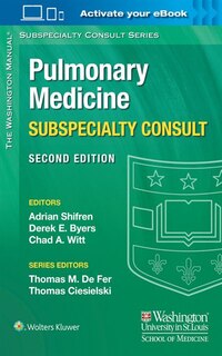 Front cover_The Washington Manual Pulmonary Medicine Subspecialty Consult