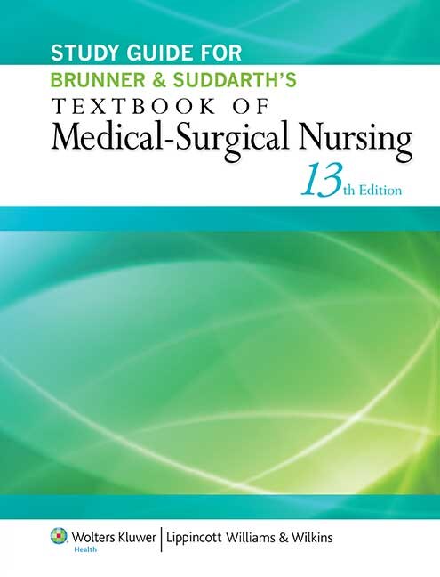 Front cover_Study Guide For Brunner And Suddarth's Textbook Of Medical-surgical Nursing