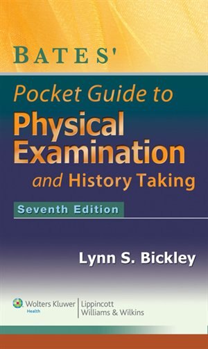 Front cover_Bates' Pocket Guide to Physical Examination and History Taking