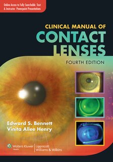 Couverture_Clinical Manual Of Contact Lenses
