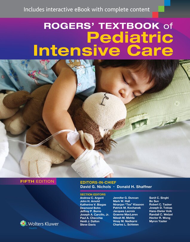 Couverture_Rogers' Textbook Of Pediatric Intensive Care