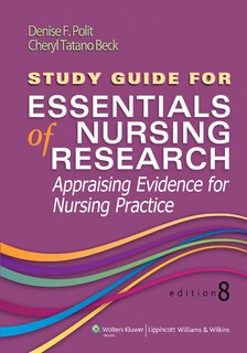 Front cover_Study Guide For Essentials Of Nursing Research