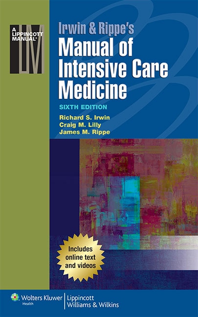 Front cover_Irwin And Rippe's Manual Of Intensive Care Medicine