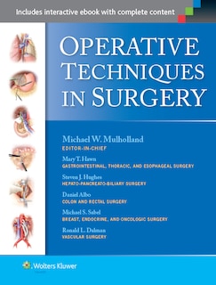 Operative Techniques In Surgery (2 Volume Set)