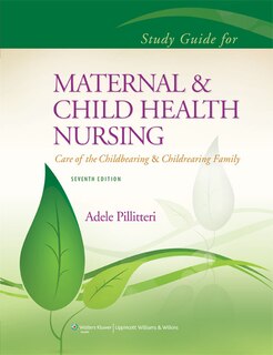 Couverture_Study Guide To Accompany Maternal And Child Health Nursing
