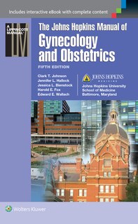 Front cover_Johns Hopkins Manual Of Gynecology And Obstetrics
