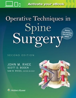 Couverture_Operative Techniques In Spine Surgery