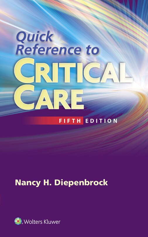 Couverture_Quick Reference To Critical Care