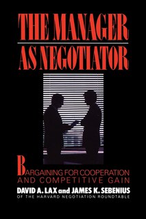 Front cover_Manager as Negotiator