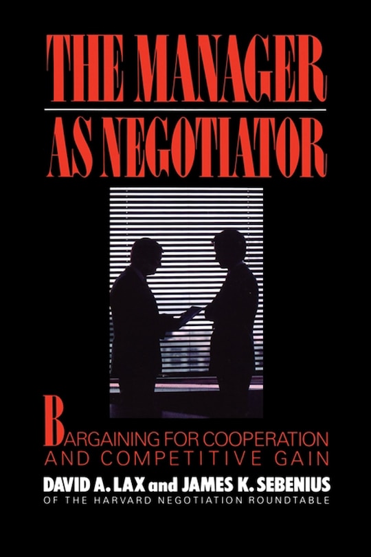 Front cover_Manager as Negotiator