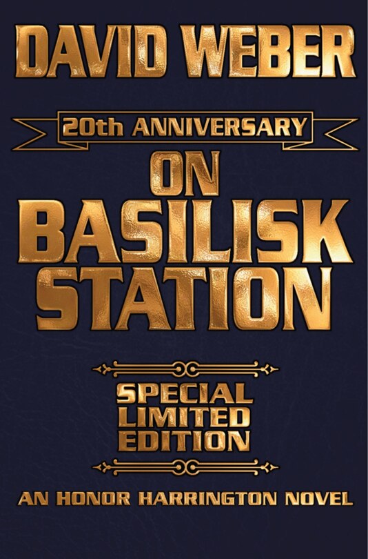 Front cover_On Basilisk Station 20th Anniversary Leather-Bound Signed Edition