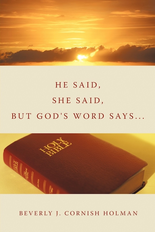 Front cover_He Said, She Said, But God's Word Says...
